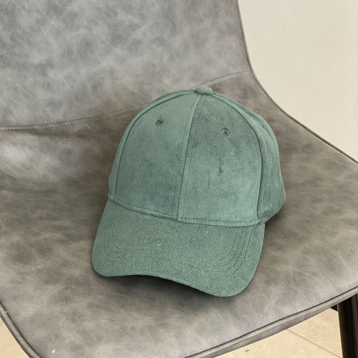 Men's Suede Texture Classic Cap Bowlift