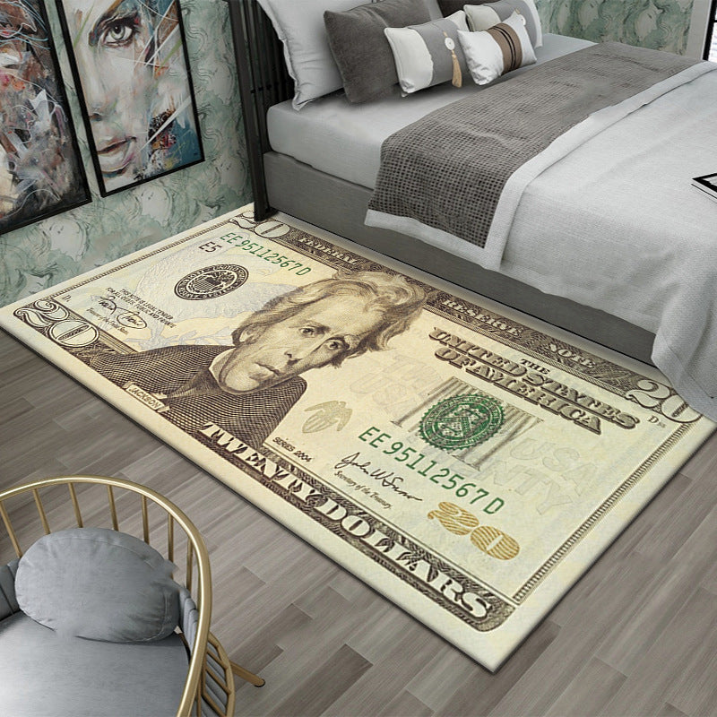 Decorative Euro Banknote Carpet
