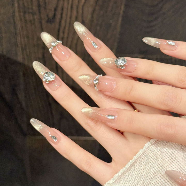Glitter-Accent Press-On Nails