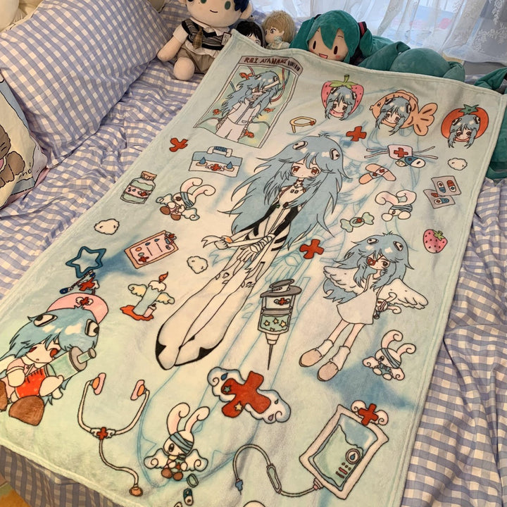 Animated Character Fleece Blanket