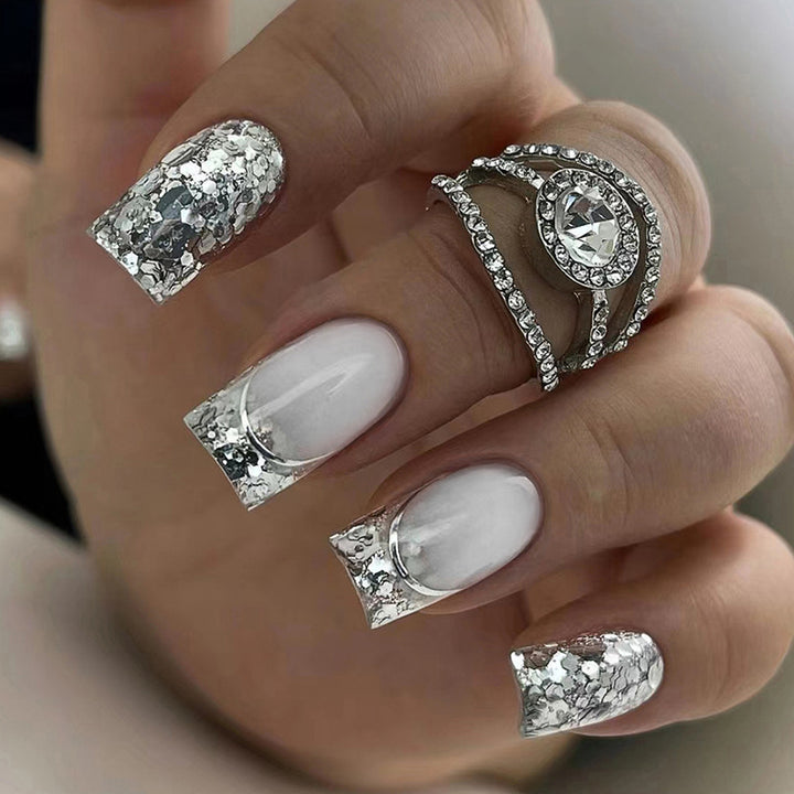 Luxury Glitter Ombre Nail Art Bowlift