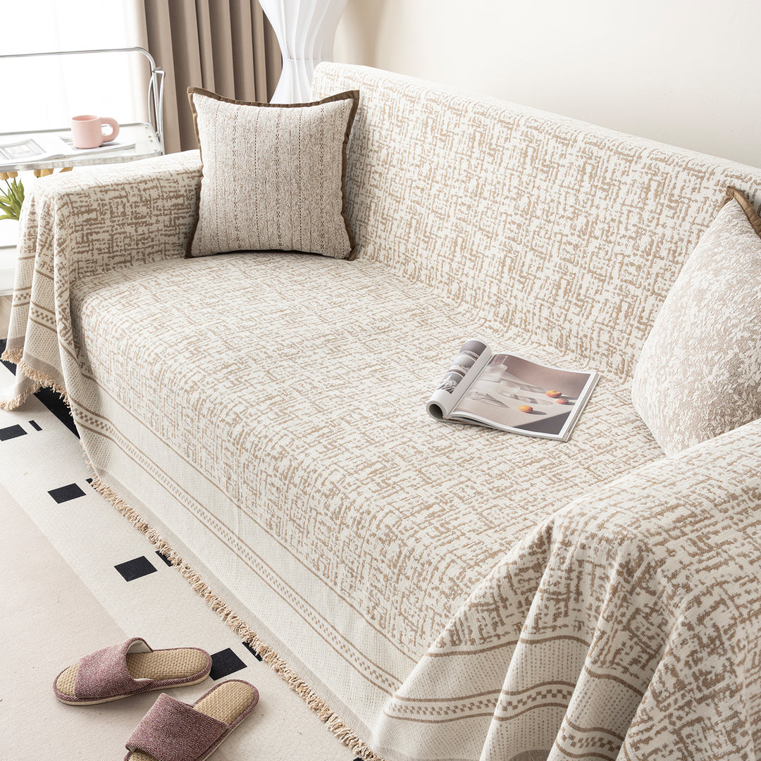 Textured Sofa Throw Blanket