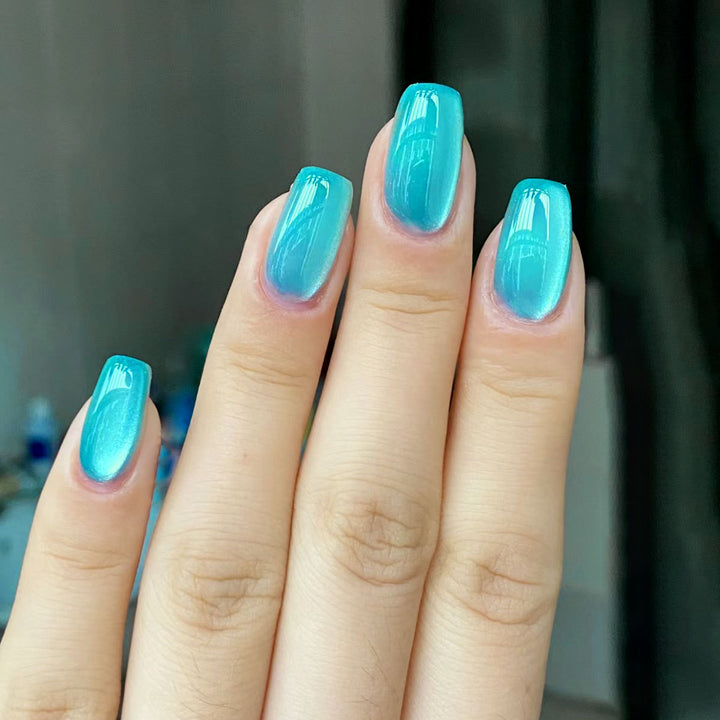 Glossy Gradient Nail Art Extensions Bowlift