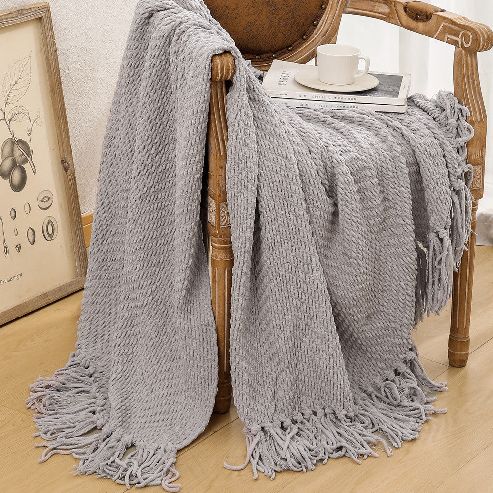 Cozy Knitted Blanket