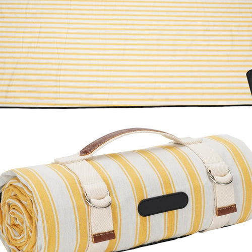 Unisex Picnic blanket with water-repellent underside and carrying handle Bowlift
