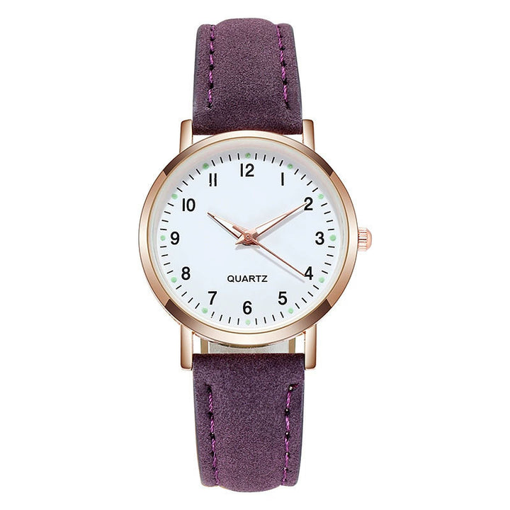 Minimalist Quartz Analog Leather Strap Casual Wrist Watch Bowlift