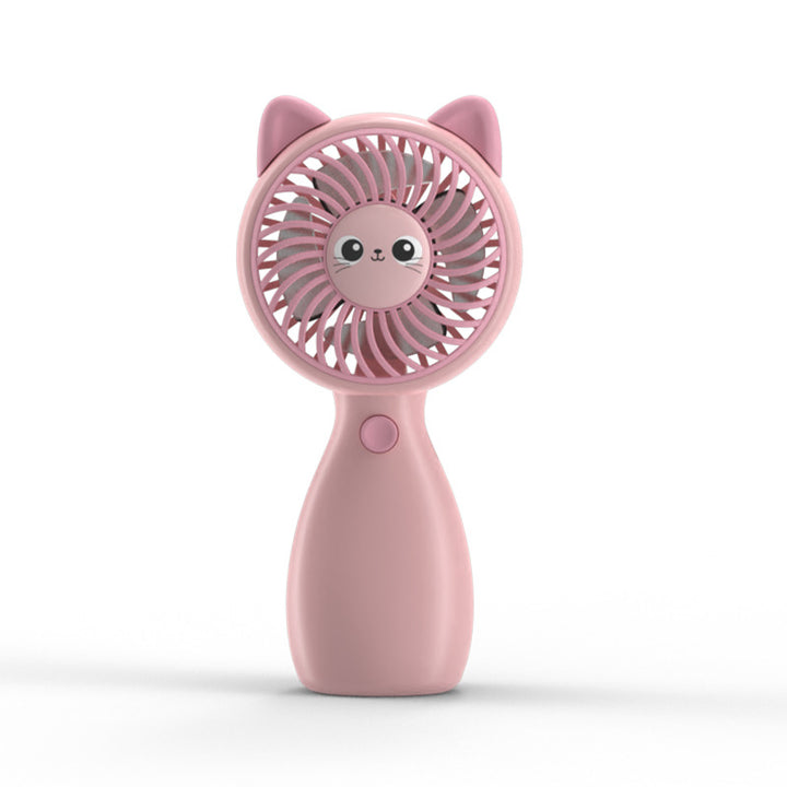 Ladies Portable Hand Fan in Cat Design Bowlift
