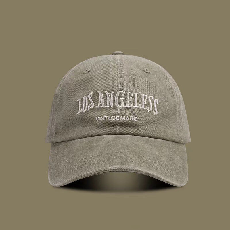 Men's Vintage-Inspired Distressed Baseball Cap Bowlift