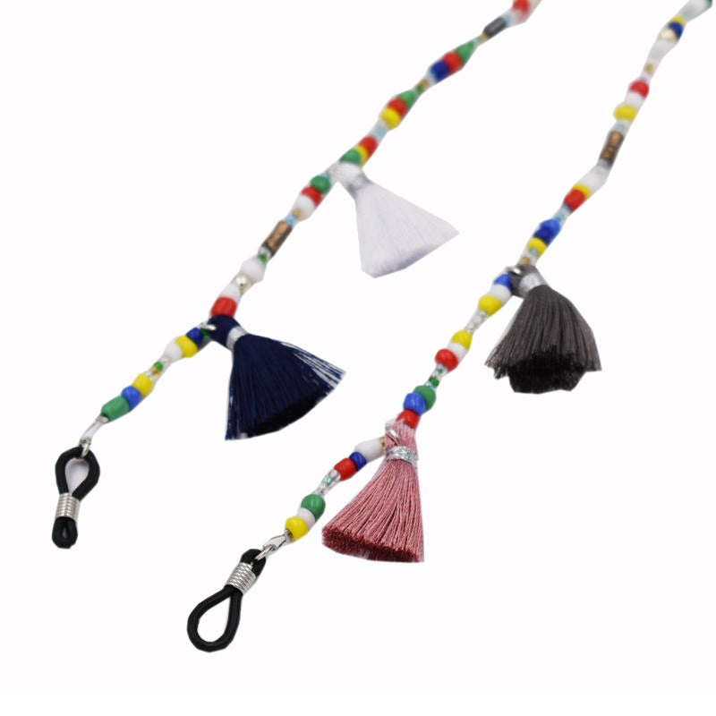 Colorful Beaded Eyewear Chain Bowlift