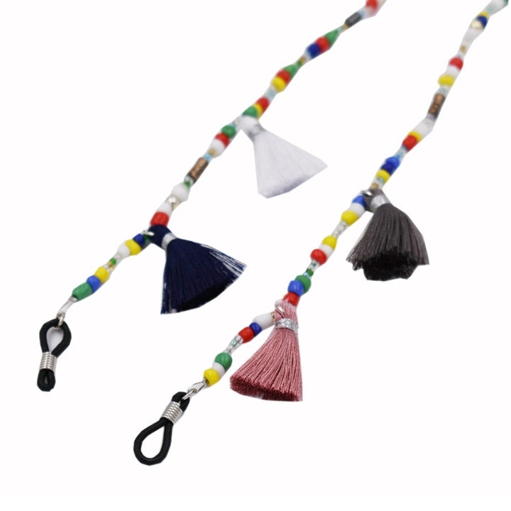 Colorful Beaded Eyewear Chain Bowlift
