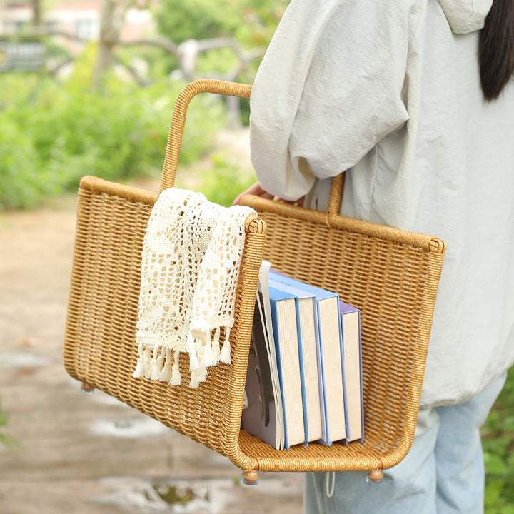 Elegant Handwoven Storage Caddy Bowlift