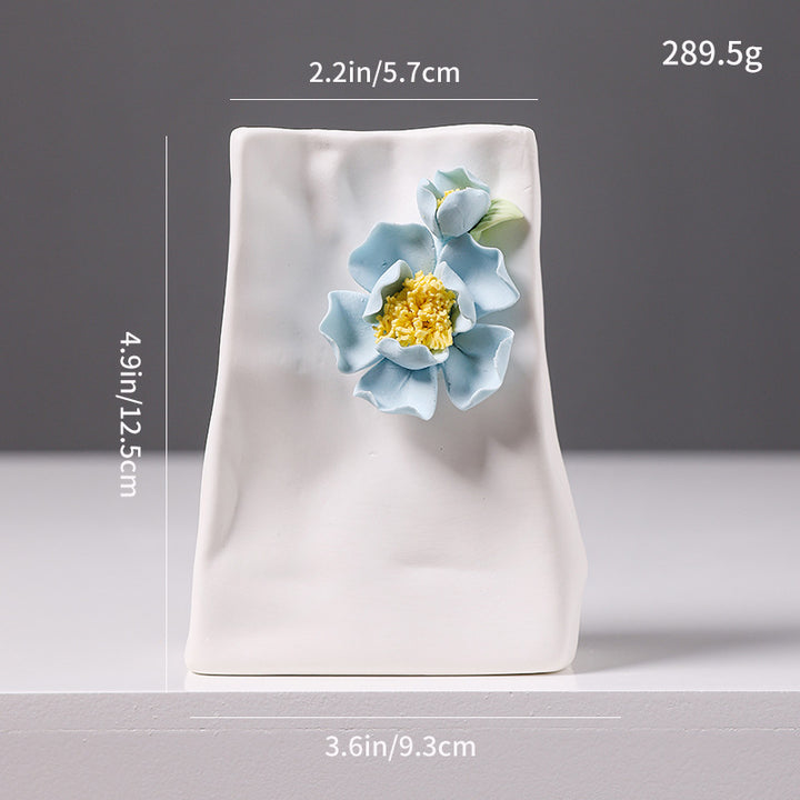 Decorative Floral Pitcher Ornament