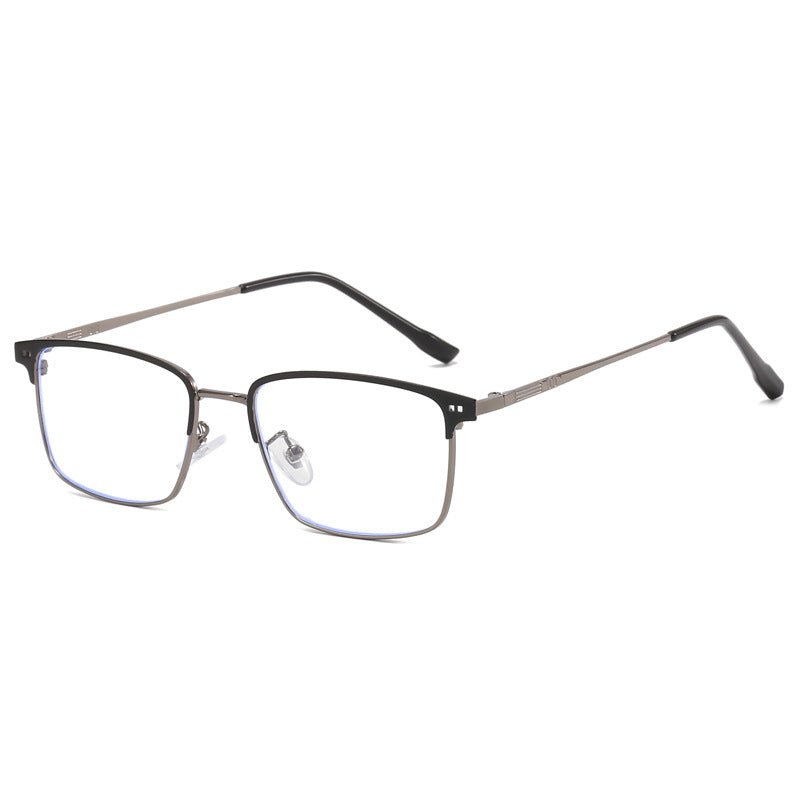 Women's elegant square glasses with fine metal frame Bowlift