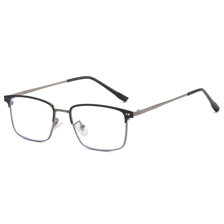 Women's elegant square glasses with fine metal frame Bowlift