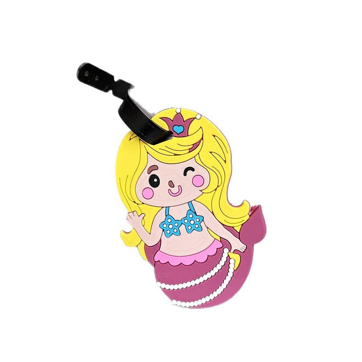 Mermaid-Themed Luggage Tag Bowlift
