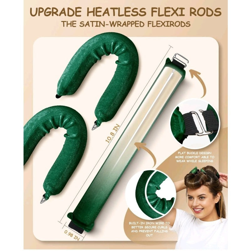 Heatless Hair Curling Rods