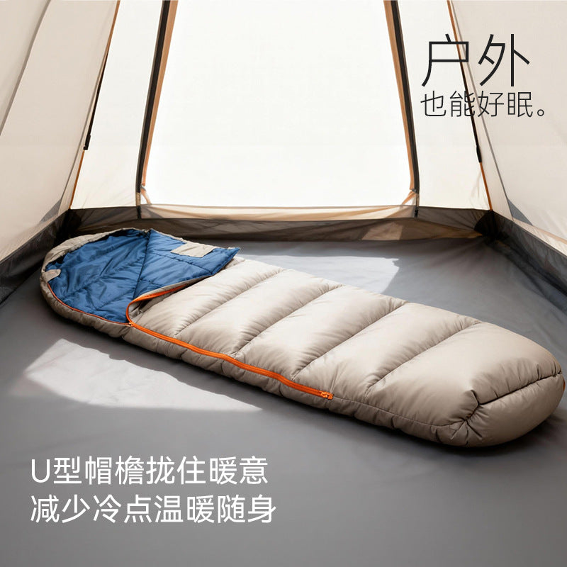 Compact U-shaped sleeping bag Bowlift
