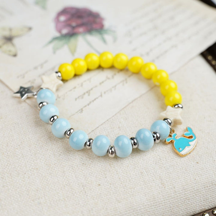 Heart-Shaped Beaded Bracelet Bowlift