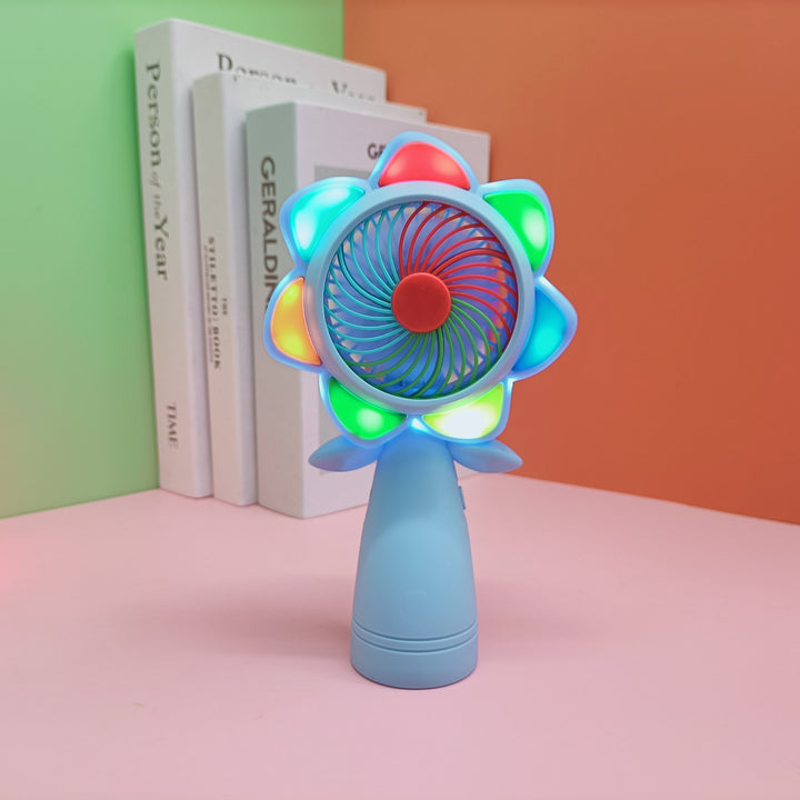 Women's Portable Color Change Fan Bowlift