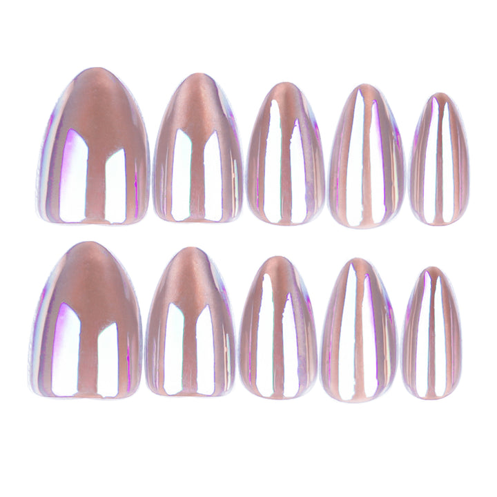 Artful Nail Art with Holographic Effect Bowlift