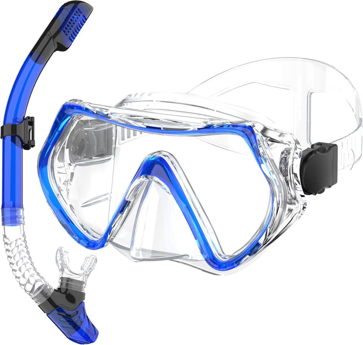Swimming mask with visibility and comfort optimization Bowlift
