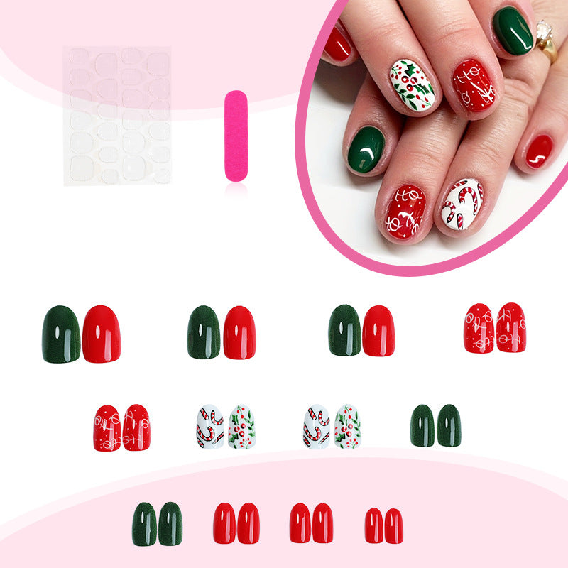Festive Press-On Nail Art Collection Bowlift