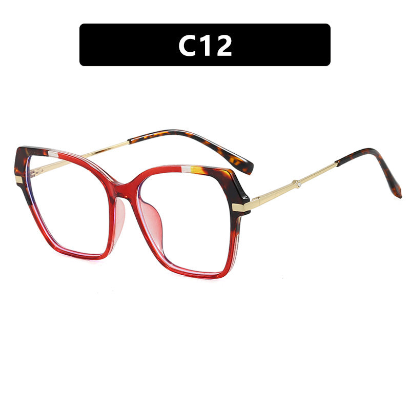 Ladies square sunglasses with elegant metal frame and protective UV filter Bowlift