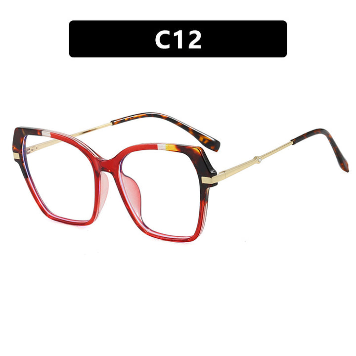 Ladies square sunglasses with elegant metal frame and protective UV filter Bowlift