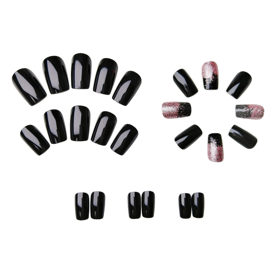 Press-on nails with shimmering ombre effect Bowlift