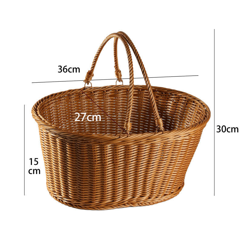 Woven Storage Basket Bowlift