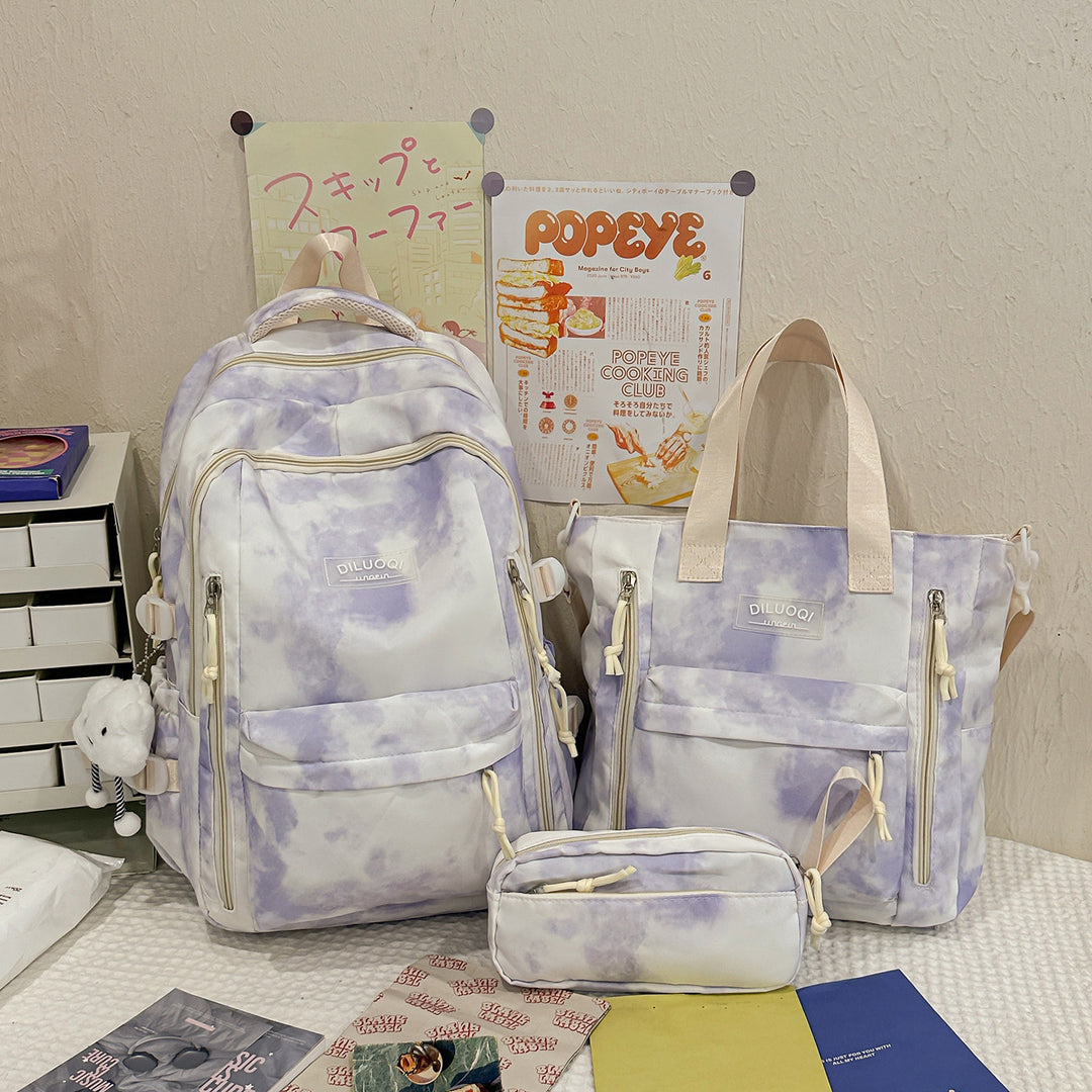 Versatile Multi-Functional Travel School Backpack Set Bowlift
