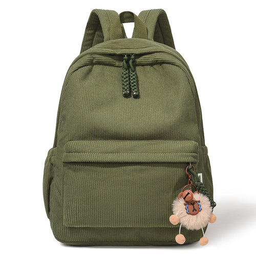 Cute Corduroy Backpack Bowlift