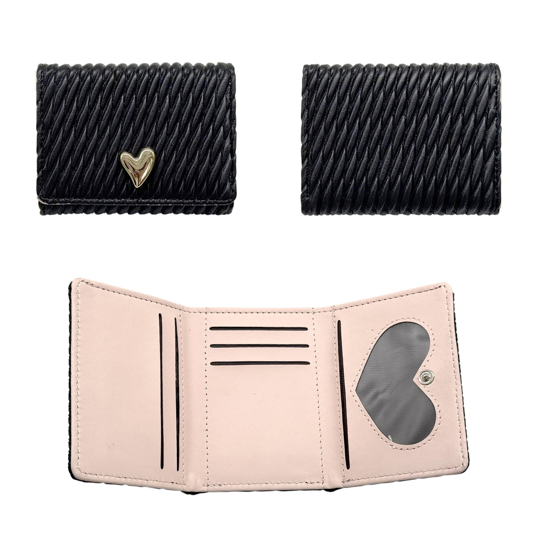 Textured Leather Wallet
