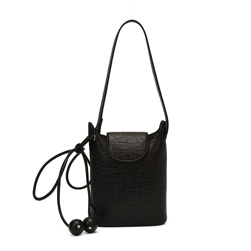 WoModern Textured Mini Crossbody Bag Bowlift