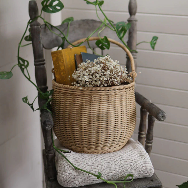 Multifunctional braided storage basket Bowlift