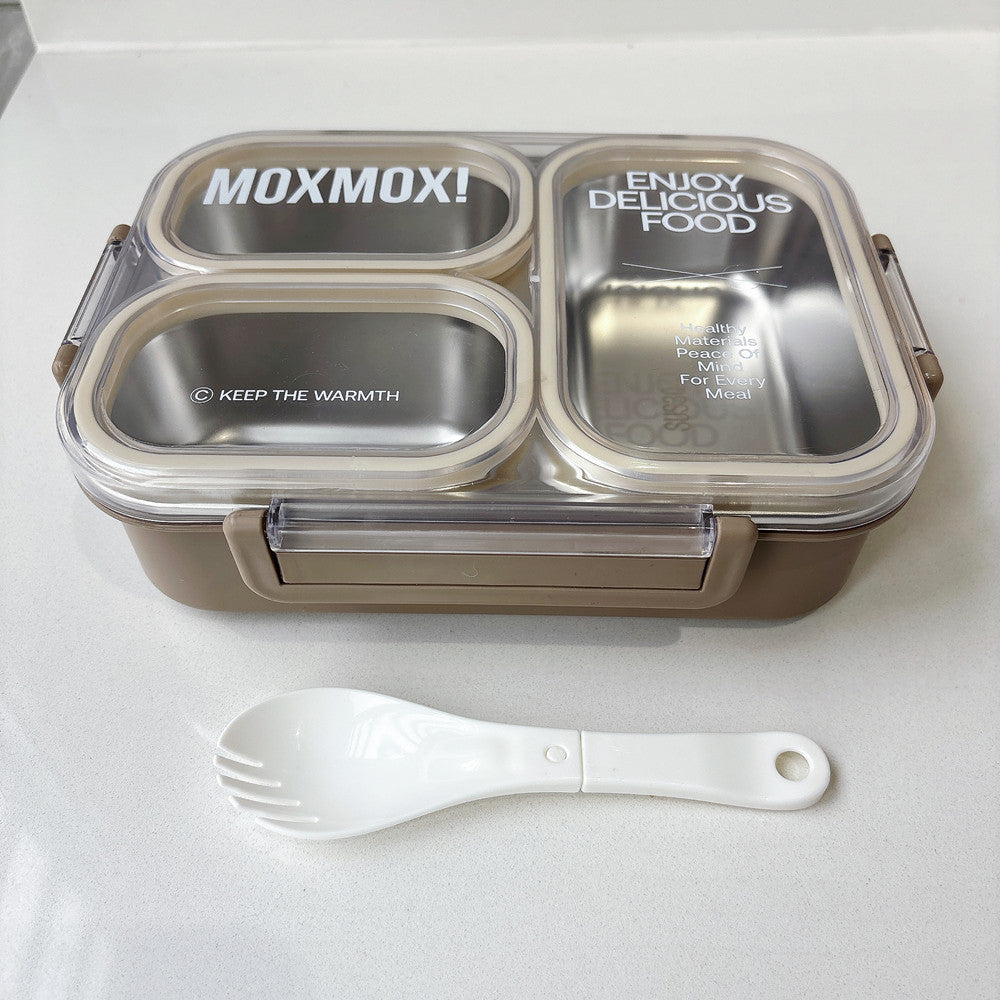 Premium Stainless Steel Multi-Compartment Food Storage Container