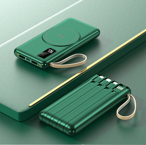 Wireless power bank with innovative induction charging and digital charging display Bowlift