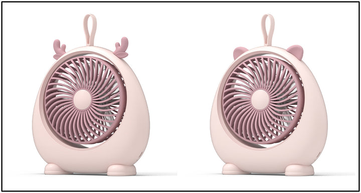 Women's Portable Fan in Cute Animal Design Bowlift