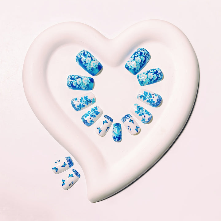 Creative Art Nails with Floral Design Bowlift