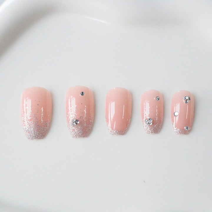 Elegant Crystal Decor Nail Art Bowlift