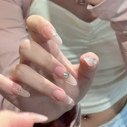 Elegant Press-On Nail Design Bowlift