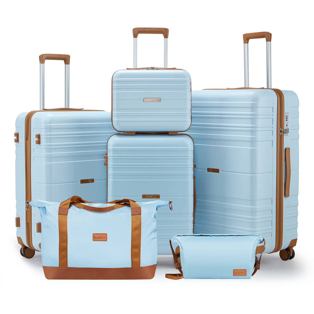 Unisex Premium Hard Shell Travel Luggage Set Bowlift