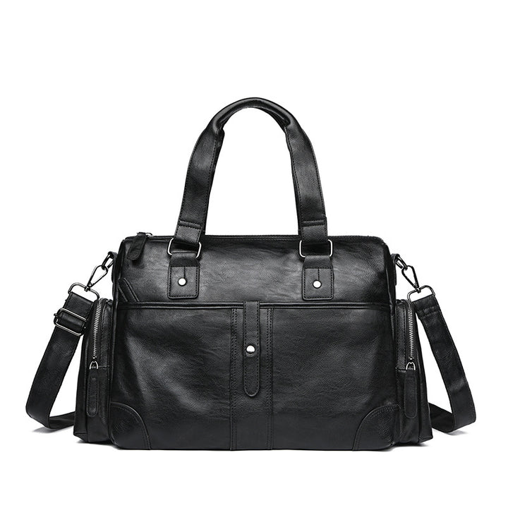 Premium Leather Briefcase Bowlift