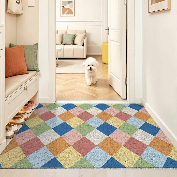 Geometric Patterned Indoor Area Mat Bowlift