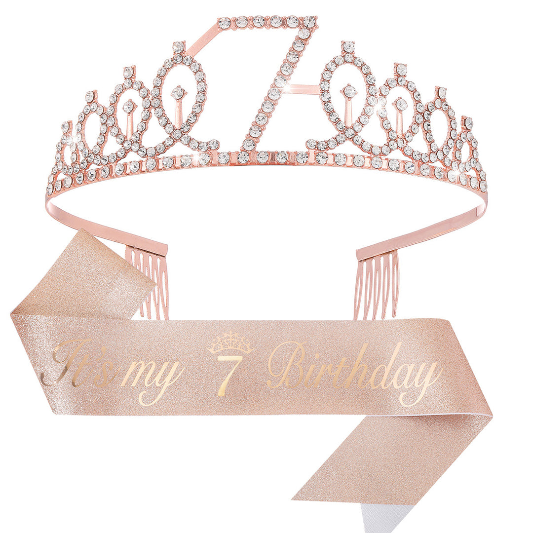 Ladies Crystal Princess Crown with 30 & Fabulous lettering Bowlift