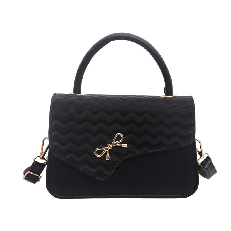 WoChic Textured Handheld Satchel Bag Bowlift