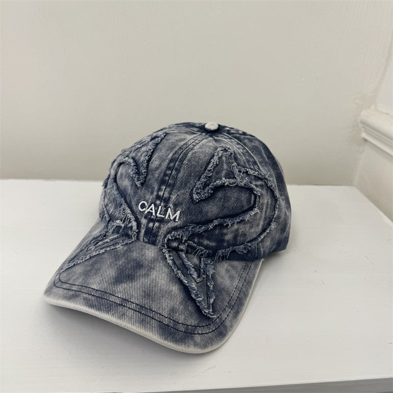 Women's Distressed Graphic Baseball Cap Bowlift
