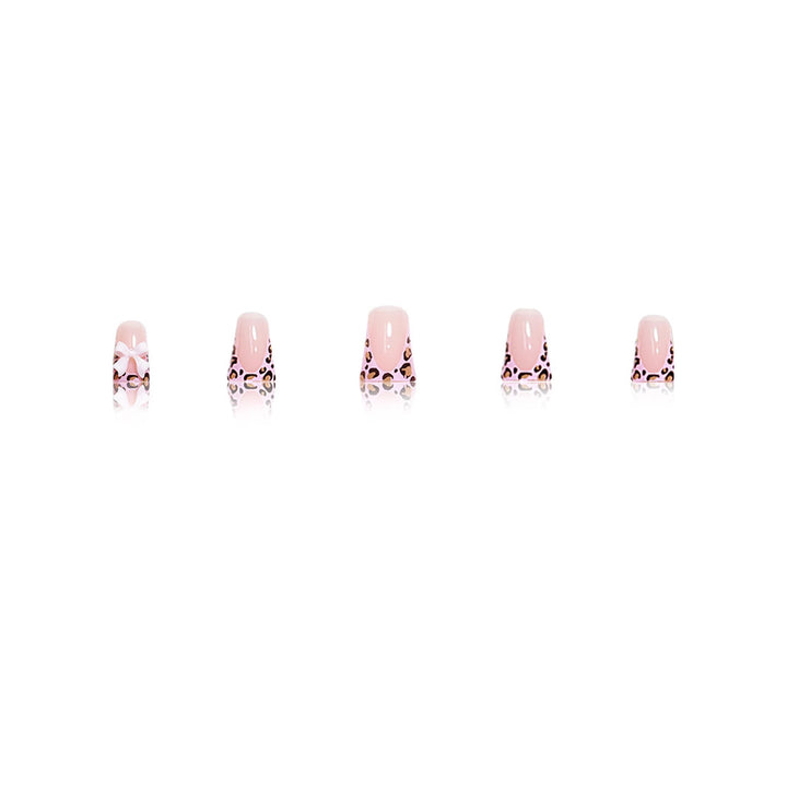 Trendy Animal Print Press-On Nail Set Bowlift