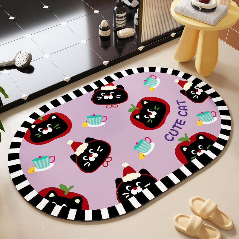 Decorative Bath Mat Bowlift