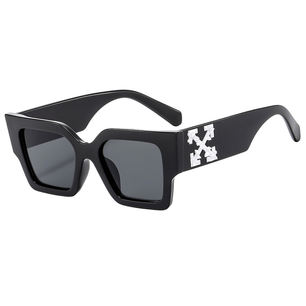 Women's Designer Sunglasses with striking geometric frame Bowlift